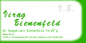 virag bienenfeld business card